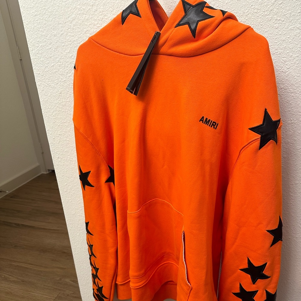 Amiri Orange Hoodie